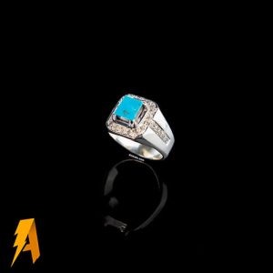 انگشتر فیروزه نیشابوری کد ۱۵۳۱