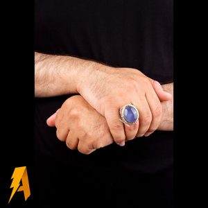 انگشتر دستساز نقره عقیق یمنی کد ۲۹۶۷