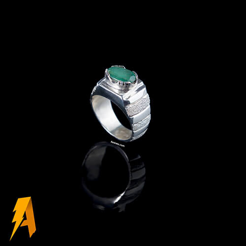 انگشتر زمرد زامبیا کد 7512 - Image 3