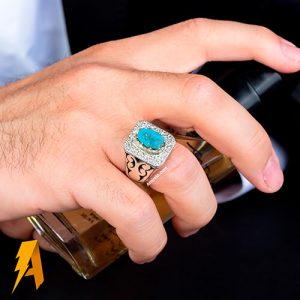 انگشتر فیروزه نیشابوری کد ۱۱۱۷