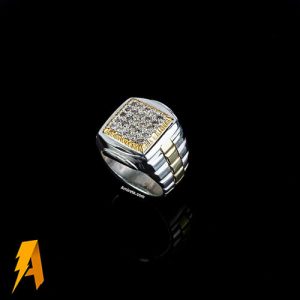 انگشتر الماس طبیعی افریقایی کد ۲۲۴۵