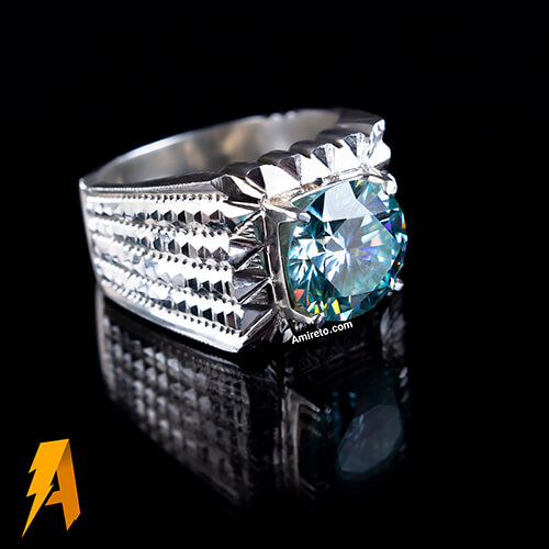 انگشتر موزانایت کد 3456 - Image 3