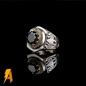 انگشتر گارنت قرمز معدنی کد ۲۸۵۴