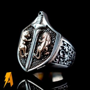 انگشتر نقره دستساز مردانه