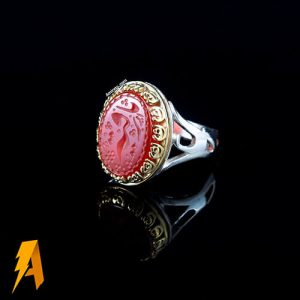 انگشتر نقره طرح یا رقیه کد ۲۵۲۳