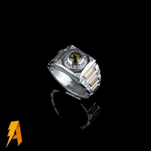 انگشتر تورمالین معدنی کد ۸۱۱۱