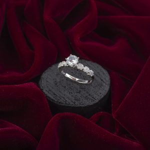 انگشتر زنانه نقره برلیان کد ۱۱۱۵۰