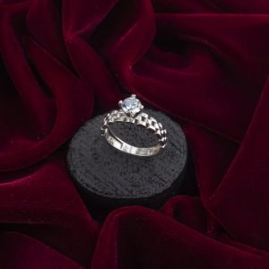 انگشتر زنانه نقره برلیان کد ۱۱۱۷۴