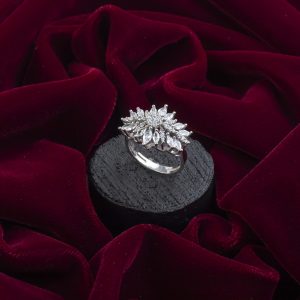 انگشتر زنانه نقره برلیان کد ۱۱۱۷۵