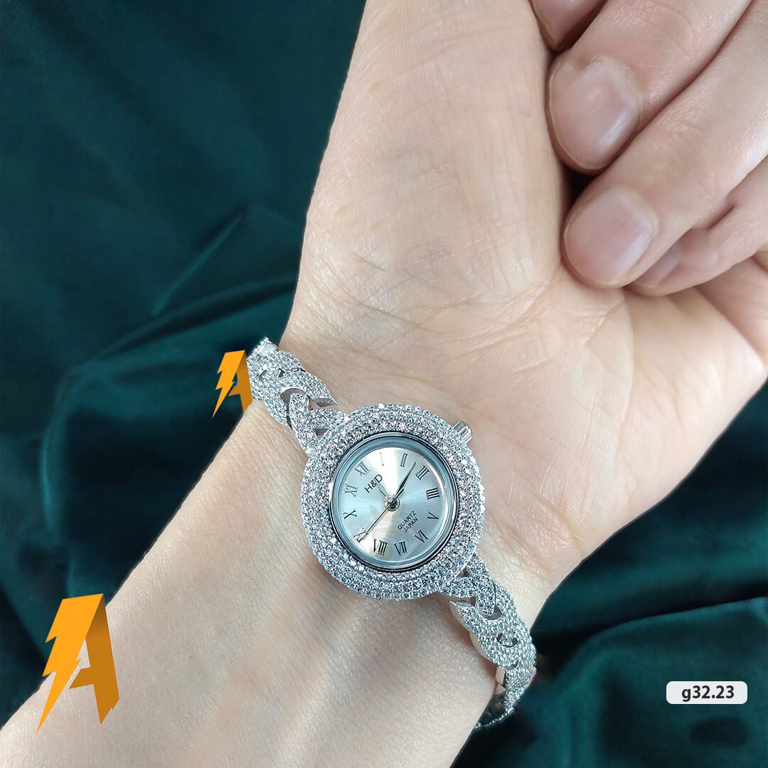 ساعت زنانه نقره کد 11235