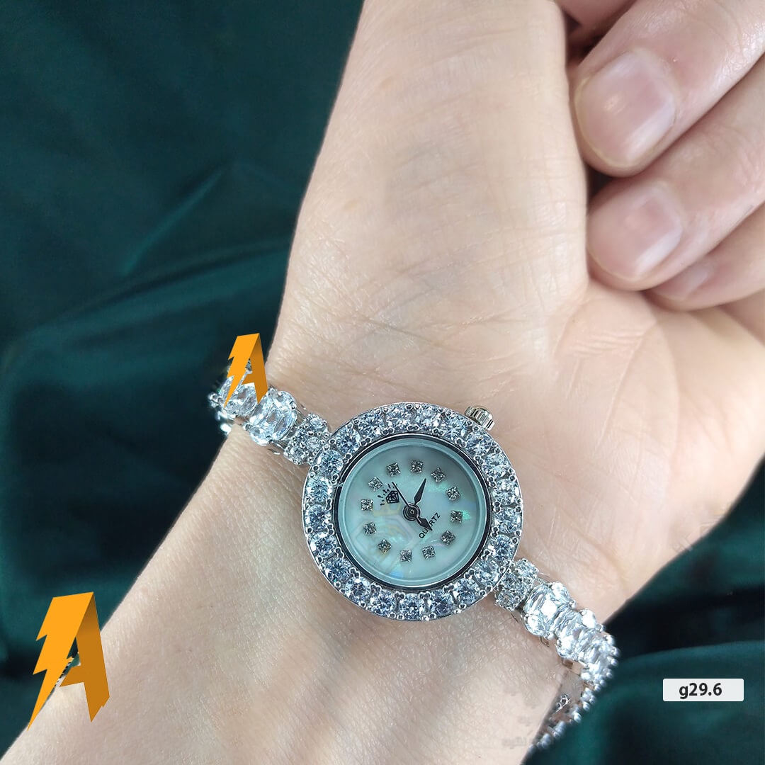 ساعت زنانه نقره کد 11237