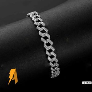 دستبند زنانه نقره کد ۱۱۲۵۰ 