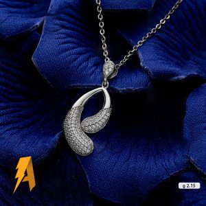 گردنبند زنانه نقره کد ۱۱۳۰۸