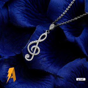 گردنبند زنانه نقره کد ۱۱۳۱۰