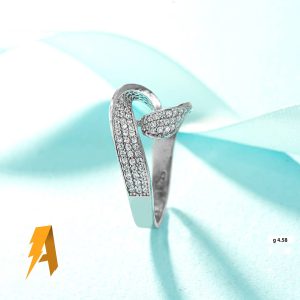انگشتر زنانه نقره برلیان کد ۱۱۳۸۵