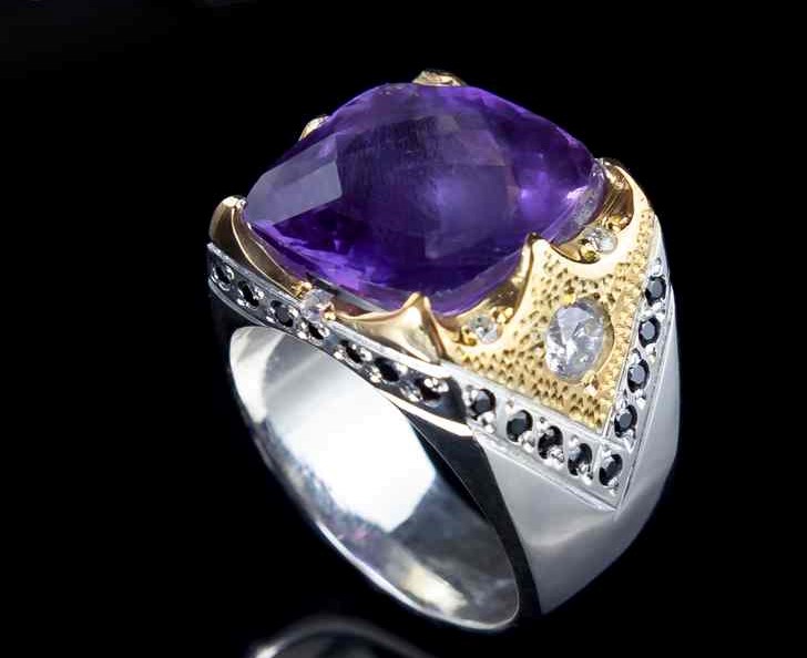 انگشتر آمیتیست