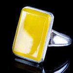 انگشتر عقیق زرد