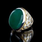 انگشتر عقیق سبز