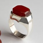 انگشتر عقیق قرمز