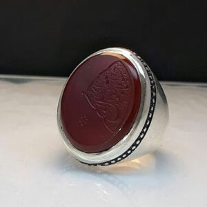 انگشتر نقره عقیق کد ۱۱۴۸۶