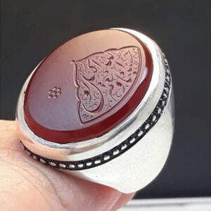 انگشتر نقره عقیق کد ۱۱۴۸۶