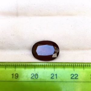 نگین گارنت طبیعی سرخ  کد ۱۱۴۲۵