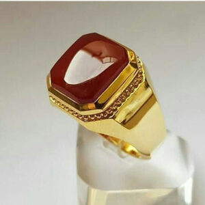 انگشتر نقره عقیق کد ۱۱۴۸۱