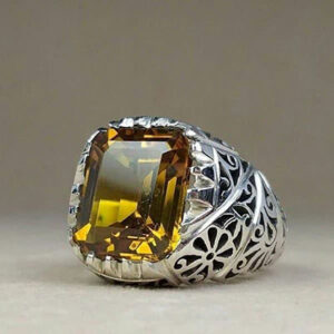 انگشتر نقره الکساندریت کد ۱۱۴۸۲