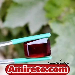 نگین گارنت طبیعی و معدنی خوش رنگ کد ۱۱۴۱۷