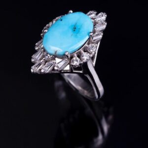 انگشتر نقره زنانه فیروزه کد ۱۱۴۷۳