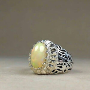 انگشتر نقره اوپال کد ۱۱۴۸۵