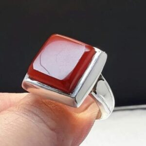 انگشتر عقیق یمنی کد۱۱۵۱۳