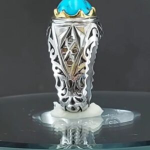 انگشتر فیروزه نیشابوری کد ۱۱۶۰۱