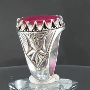 انگشتر یاقوت سرخ طبیعی کد ۱۱۶۰۲