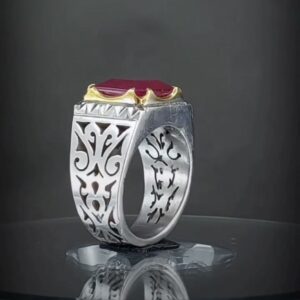 انگشتر یاقوت سرخ آفریقایی کد ۱۱۶۰۹