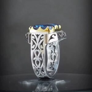 انگشتر توپاز طبیعی کد ۱۱۶۱۲