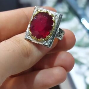 انگشتر یاقوت سرخ کد ۱۱۶۱۳