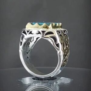 انگشتر فیروزه نیشابوری کد ۱۱۶۱۴