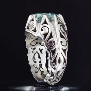 انگشتر موزانایت روسی کد ۱۱۶۲۴