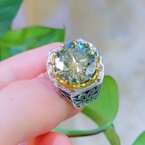 انگشتر موزانایت روسی کد ۱۱۶۳۲