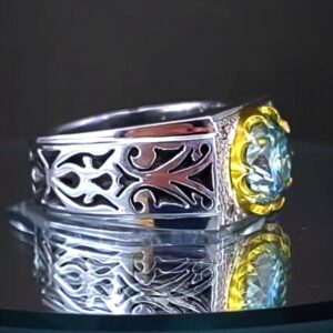 انگشتر موزانایت روسی کد ۱۱۶۳۴