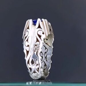 انگشتر یاقوت کبود آفریقایی کد ۱۱۶۳۵