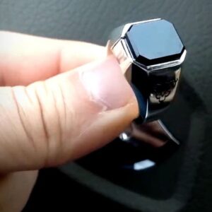 انگشتر مردانه عقیق طبیعی کد ۱۱۶۶۰