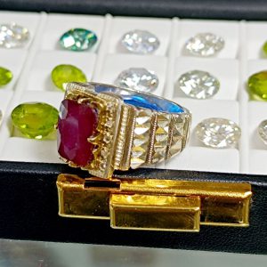 انگشتر یاقوت سرخ کد ۱۱۷۳۴