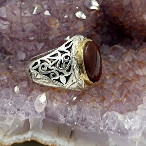 انگشتر عقیق یمنی کد ۱۱۷۳۹