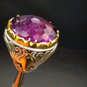 انگشتر آماتیست مردانه کد ۱۱۷۴۴