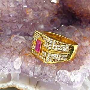 انگشتر یاقوت سرخ برمه آفریقایی کد ۱۱۷۴۸