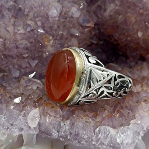 انگشتر عقیق یمنی کد ۱۱۷۴۹