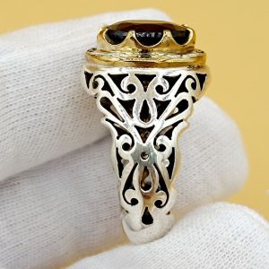 انگشتر یاقوت کبود کد ۱۱۷۵۲