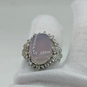 انگشتر عقیق یمنی کبود کد ۱۱۷۵۸